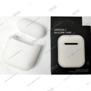Силиконовый чехол для Airpods 2 White