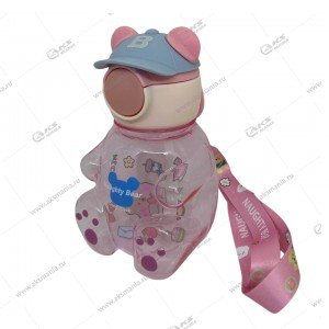 Бутылка для воды Naughty Bear 600мл розовый