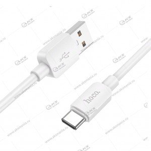 Кабель Hoco X96 Hyper 27W charging data cable Type-C 1m белый
