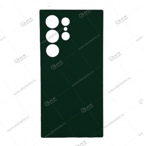 Silicone Cover 360 для Samsung S24 Ultra темно-зеленый