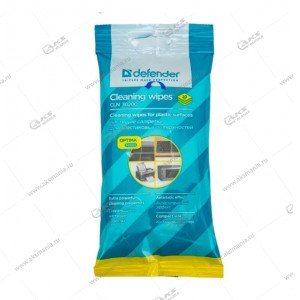 Defender чистящие салфетки универсальные, влажные в мягкой упаковке 20шт CLN30200