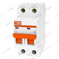 Автоматический выключатель TDM ВА47-29 2Р 50А 4,5кА х-ка С