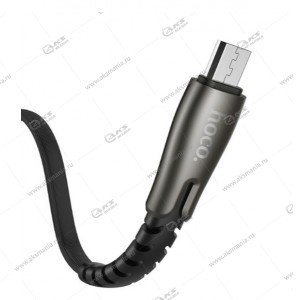 Кабель Hoco U58 Core charging data cable Micro USB черный