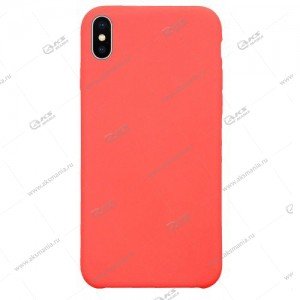 Silicone Case для iPhone X/XS ярко-розовый