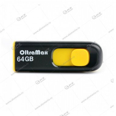Флешка USB 2.0 64Гб OltraMax 250 желтый