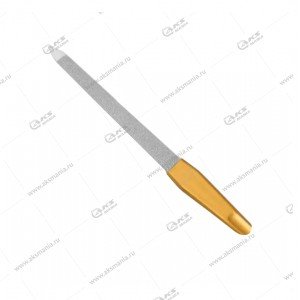 Маникюрная пилочка Vertex ISO-81 15см золотая ручка
