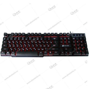 Клавиатура KGK-15U Dialog Gan-Kata - игровая с подсветкой, USB, чёрная