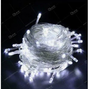 Гирлянда силиконовый провод 120LED белый