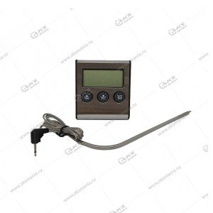 Термометр электронный (пищевой) с выносным щупом, таймером и сигнализацией TP700