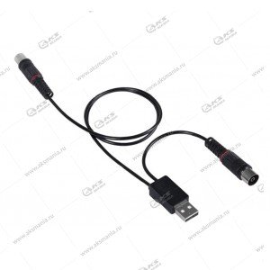 Разветвитель питания USB/TV (инжектор), для активных антенн с пит-ем от USB-порта телевизора RX-455