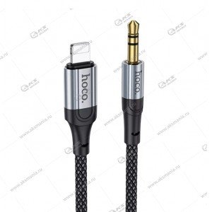Кабель Hoco UPA26 Lightning на Jack 3.5мм черный