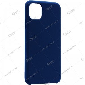 Silicone Case (Soft Touch) для iPhone 11 Pro Max тёмно-синий