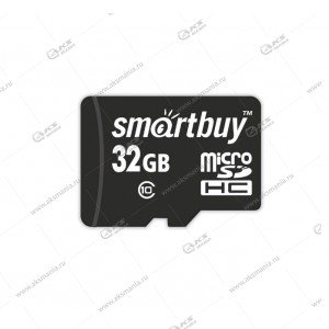 Карта памяти 32GB microSDHC class 10 UHS-1 SmartBuy без адаптера