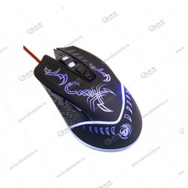 Мышь проводная MGK-20U Dialog Gan-Kata - игровая, 7 кнопок+ролик, 7-ми цветная подсветка,USB, чёрная
