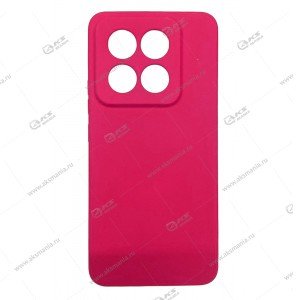 Silicone Cover 360 для Xiaomi Mi 14 Pro ярко-розовый