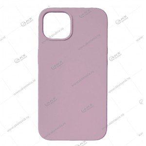 Cиликоновый чехол (Silicone Case) 360 для iPhone 15 Pro серая пудра