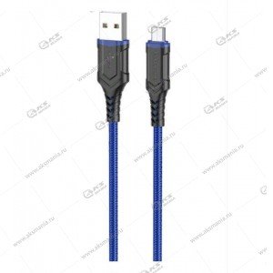 Кабель Borofone BX67 Micro USB синий