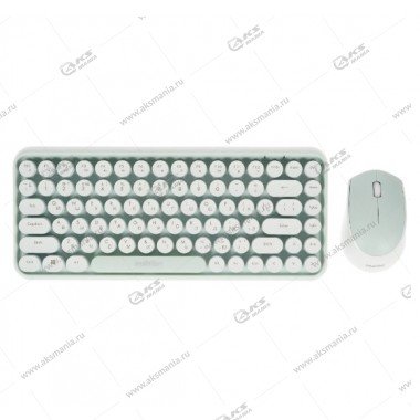 Комплект беспроводной Smartbuy SBC-626376AG-M, мятно-белый, клавиатура+мышь