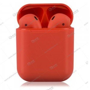 Наушники Bluetooth TWS-i12 красный