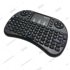 Беспроводная мини-клавиатура с подсветкой Mini Keyboard i8b черный