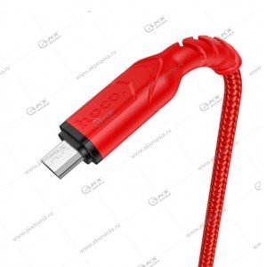 Кабель Hoco X59 Victory charging data cable for Micro USB красный