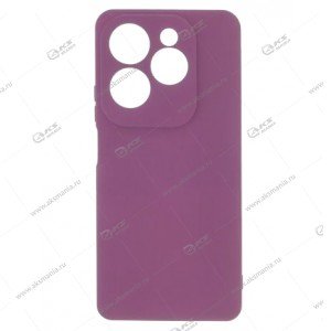 Cиликоновый чехол (Silicone Case) 360 для INFINIX Hot 40i сиреневый