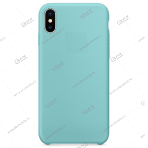 Silicone Case (Soft Touch) для iPhone XS Max мятный