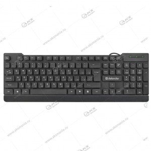 Клавиатура Defender  Element HB-190, полноразмерная, USB, черный