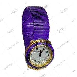 Наручные часы на резинке металлические фиолетовый
