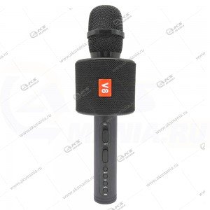Беспроводной караоке микрофон Charge V8 черный