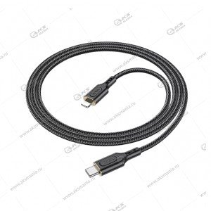 Кабель Hoco X95 Goldentop charging data cable PD Type-C to lightning 1m черный