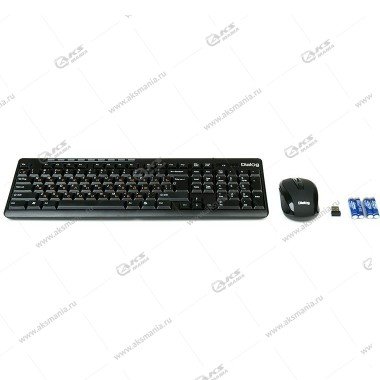Комплект беспроводной KMROP-4020U  Dialog Pointer RF 2.4G - USB, радиоклавиатура + опт. радиомышь 6D