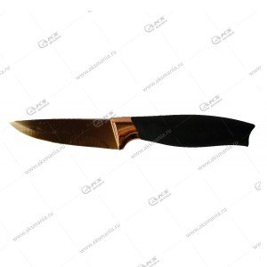Нож кухонный черная ручка (19см)