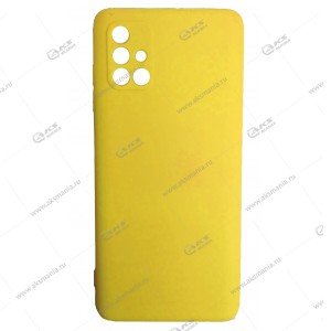 Silicone Cover 360 для Samsung A71 желтый