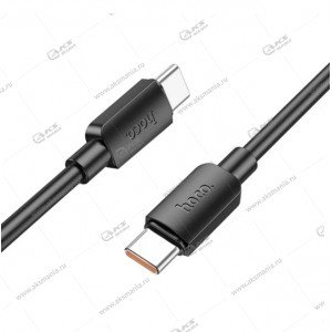 Кабель Hoco X96 Hyper 100W charging data cable Type-C-Type-C 1m черный
