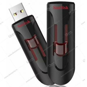 Флешка USB 3.0 64GB SanDisk CZ600 Cruzer Glide черный